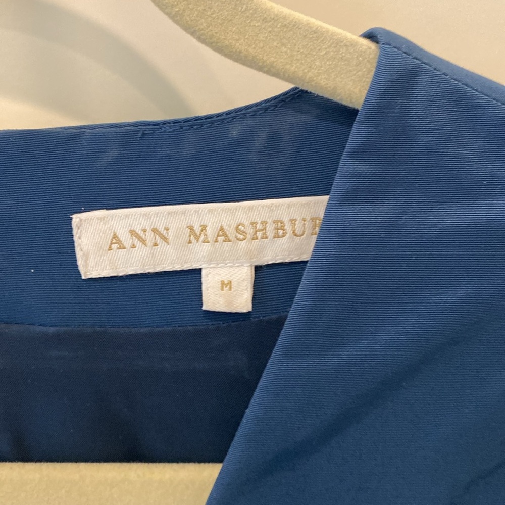 Ann Mashburn Blue dress size M - Picture 2 of 5